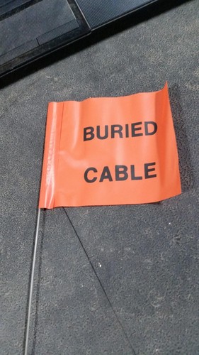 Ctg orange safety buried - buried, cable